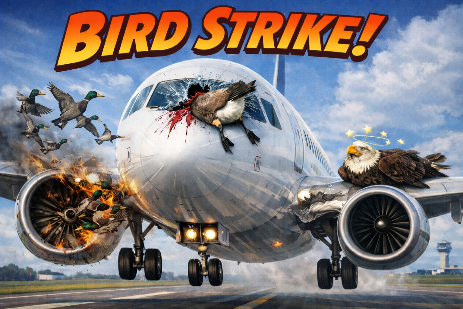 飛安小教室｜鳥擊 Bird Strike!
