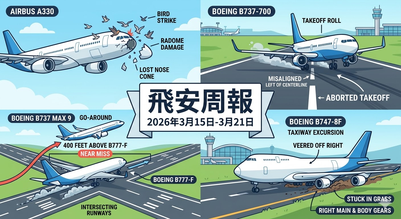 飛安週報 2026/03/15~21
