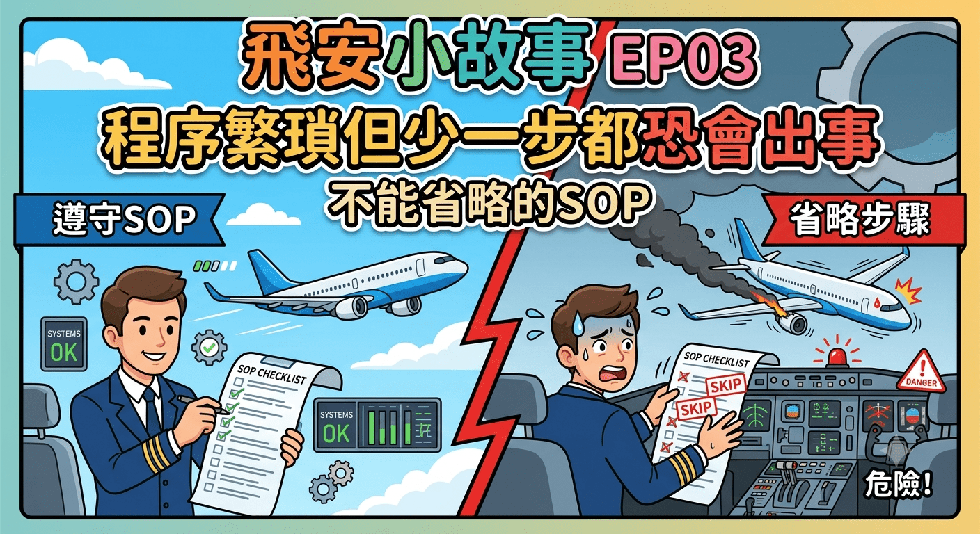 飛安小故事EP03 | 程序繁瑣但少一步都恐會出事：不能省略的SOP