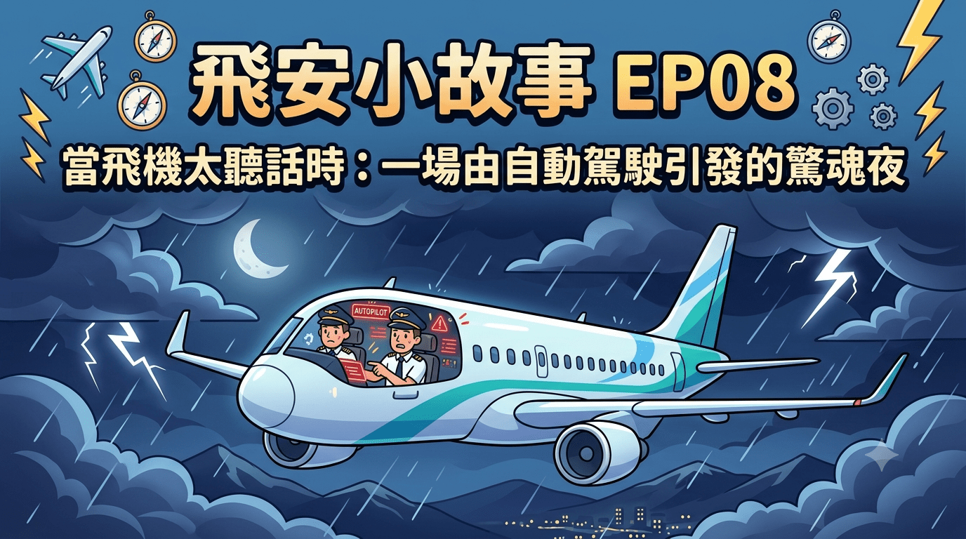 飛安小故事EP08 | 當飛機太聽話時：一場由自動駕駛引發的驚魂夜