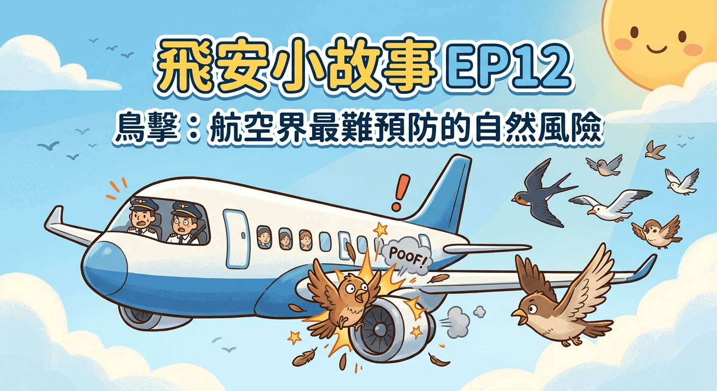 飛安小故事EP12 | 鳥擊：航空界最難預防的自然風險