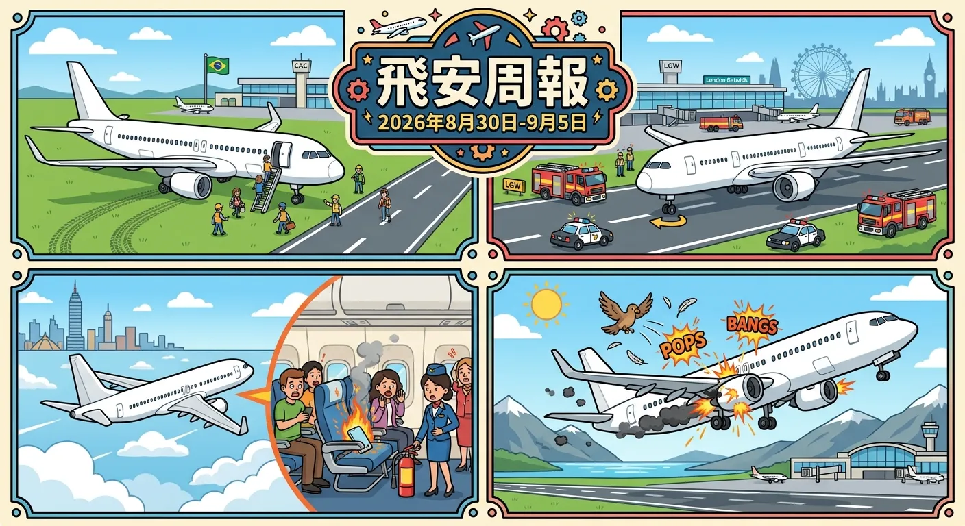 飛安週報 2026/08/30~09/05