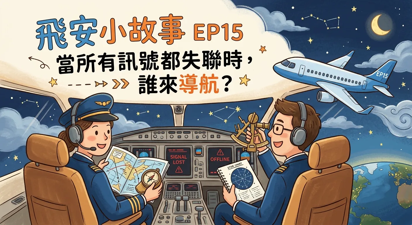 飛安小故事EP15 | 當所有訊號都失聯時，誰來導航？
